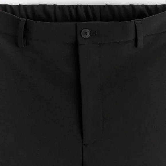 ZARA TECHNICAL SUIT PANTS (BLACK) (NWT) - Picture 2 of 4